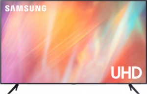 Телевизор LED Samsung 43" UE43AU7100UXCE Series 7 титан 4K Ultra HD 60Hz DVB-T2 DVB-C DVB-S2 WiFi Smart TV (RUS)